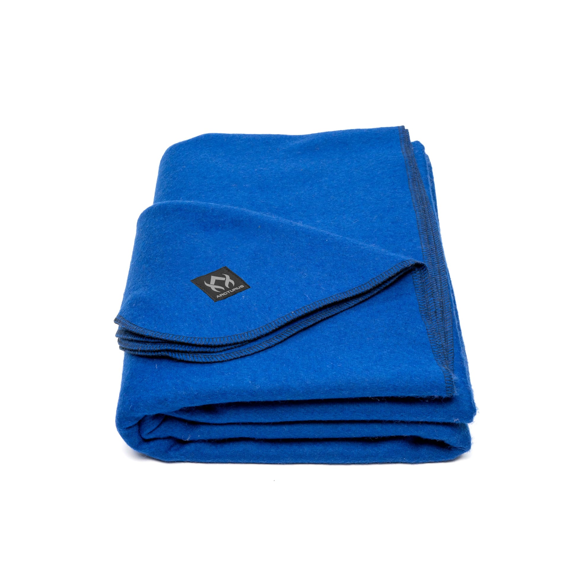 Buy now Arcturus Military Wool Blanket - Warm, Thick, Washable - Great for Outdoors, Camping, Stadium Blanket, Picnics, Travel - Car & Bushcraft Survival Kits Military Royal Blue at indiglob india