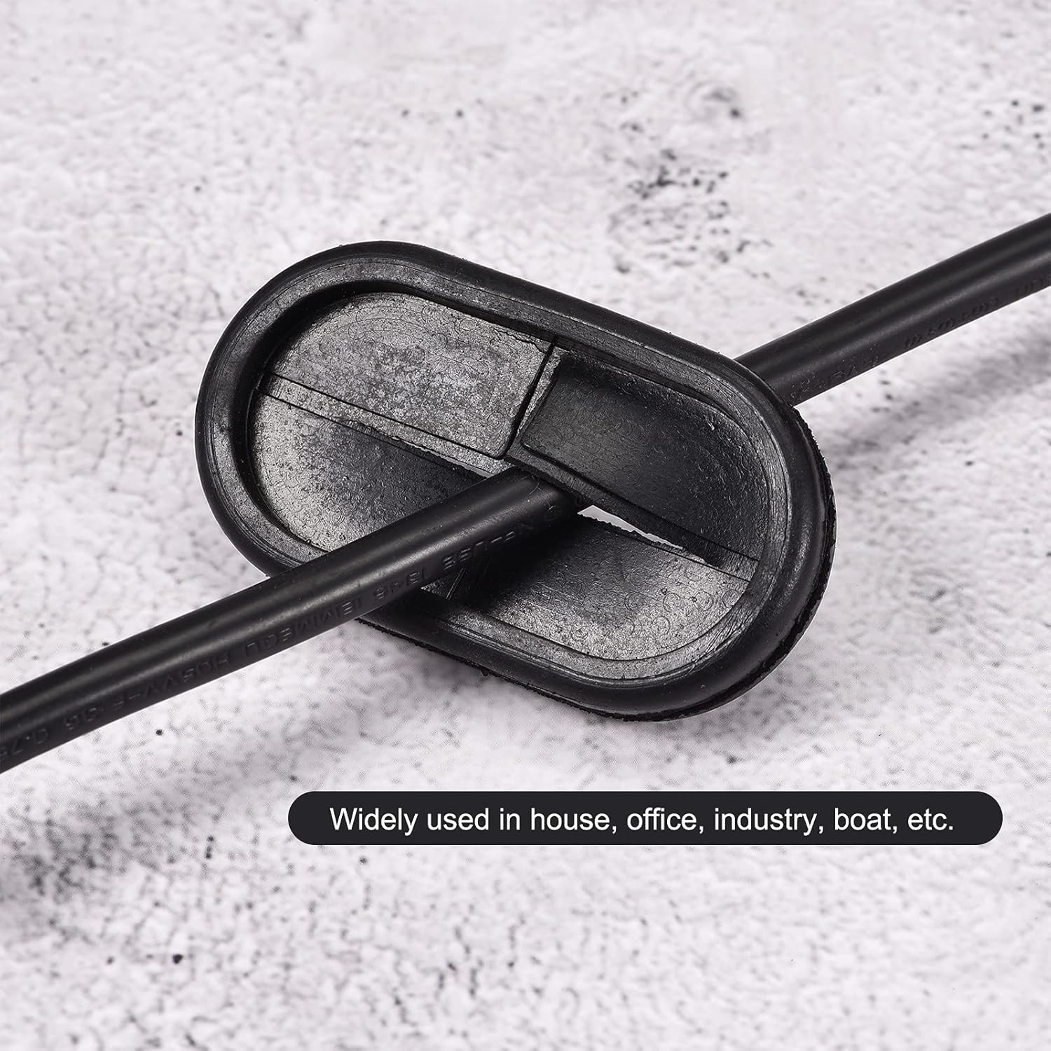 Buy now MECCANIXITY Rubber Grommet Mount Size 60 x 30 mm Oval Double-Sided for Wire Protection Pack of 6 at indiglob india