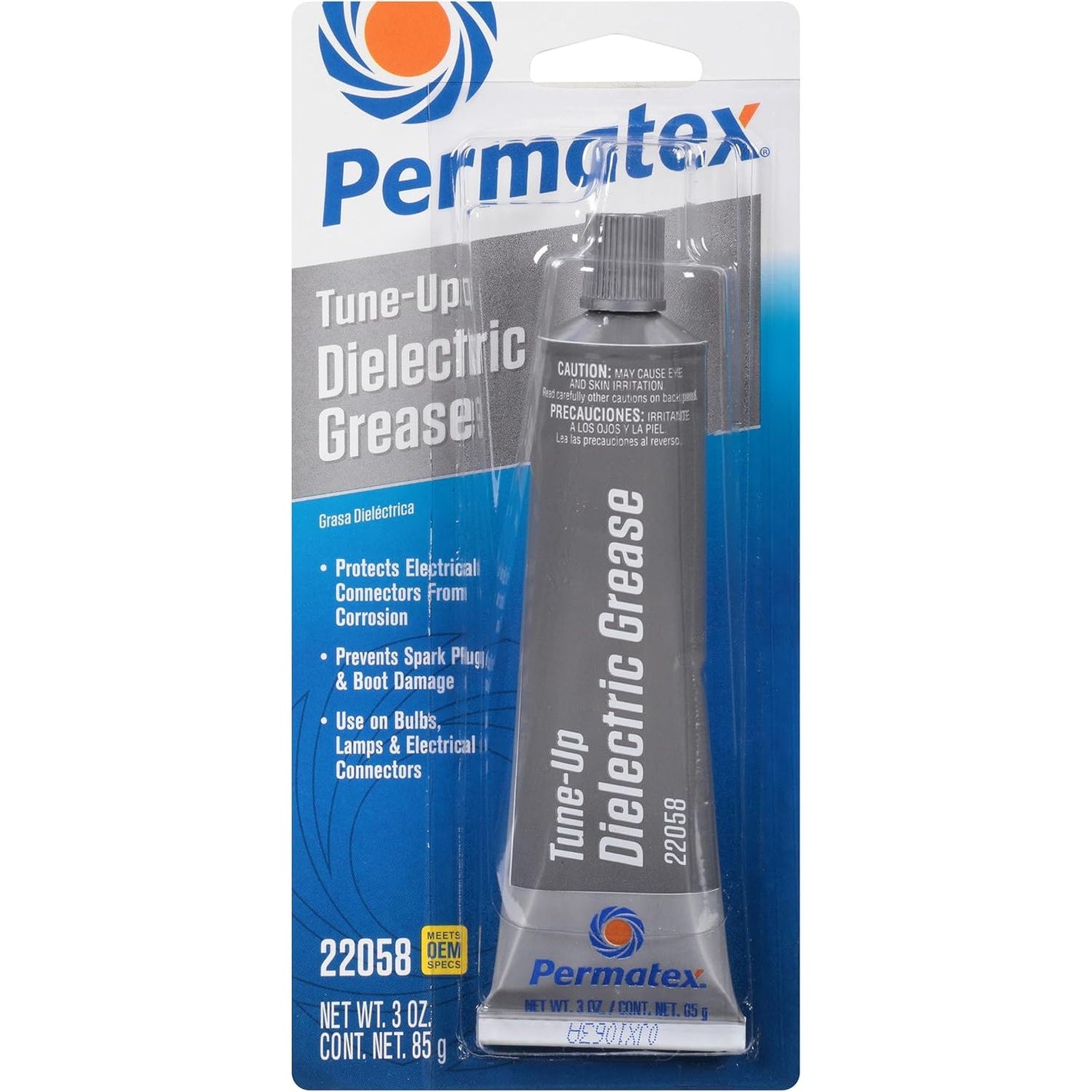 Permatex 22058 Dielectric Tune-Up Grease, 3oz. - High Performance Dielectric Grease Used To Protect Terminals, Spark Plugs, Wiring And Other Electrical Connections Against Salt, Dirt, And Corrosion