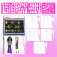 Fashion Angels I Love Fashion Sketch Portfolio, Includes Sketch Pad with Stencils & Stickers, Fashion Design Sketch Book for Girls, Ideal Drawing Kit for Kids