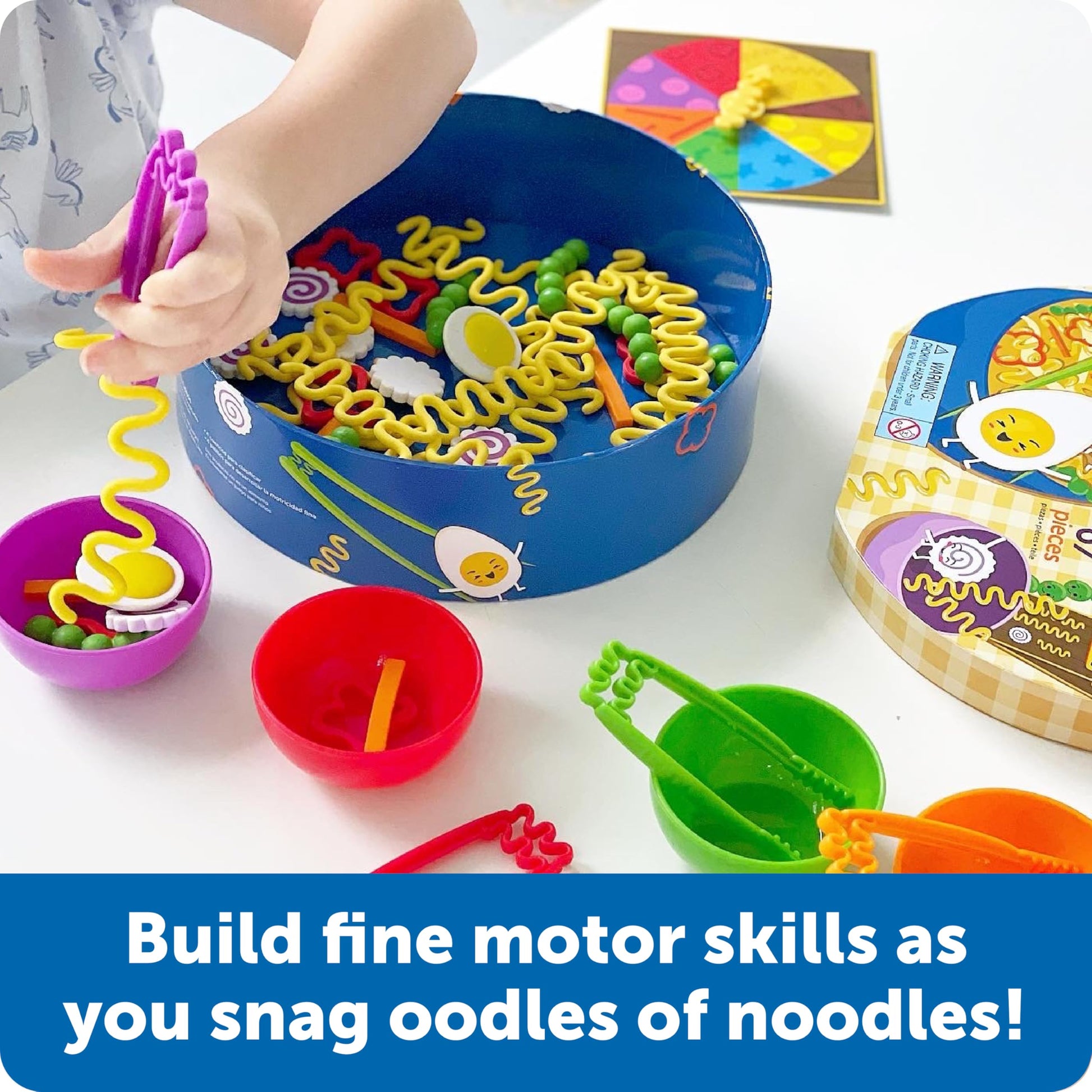 Buy now Learning Resources Noodle Knockout! Fine Motor Game Math Busy Board Sensory Bin STEM Toys, Ages 4+ at indiglob india