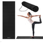 Gaiam Essentials Thick 2/5" (10mm) and Thin 1/4" (6mm) Yoga & Pilates, Fitness & Exercise Mat with Easy-Cinch Carrier Strap