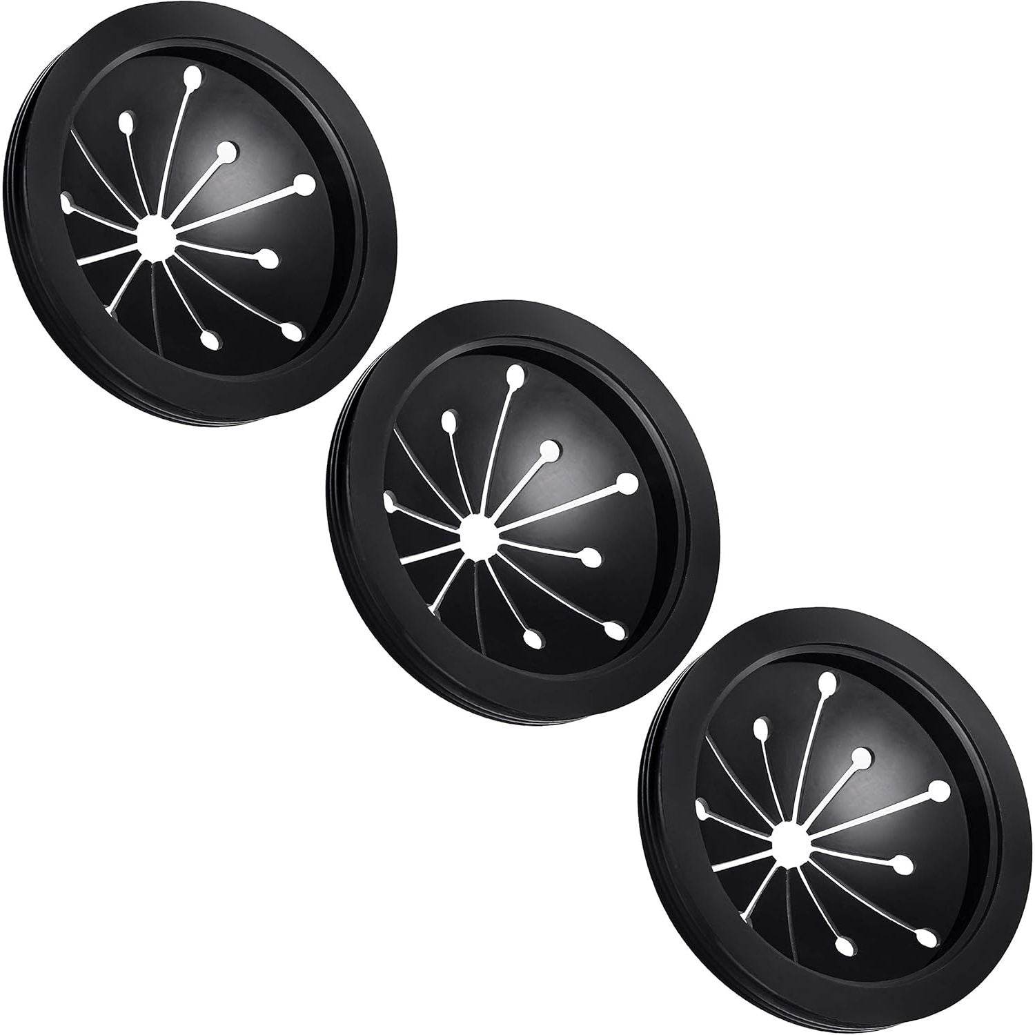3 Pcs Garbage Disposal Splash Guards Sink Baffle Disposal Replacement Multi-function Drain Plugs food Waste Disposer Accessories for Whirlaway, Waste King and GE Models (3.1inch) - My Store
