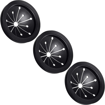 3 Pcs Garbage Disposal Splash Guards Sink Baffle Disposal Replacement Multi-function Drain Plugs food Waste Disposer Accessories for Whirlaway, Waste King and GE Models (3.1inch)