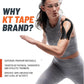 KT Tape, Original Cotton, Elastic Kinesiology Athletic Tape, 20 Count, 10” Precut Strips