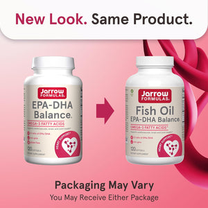 Jarrow Formulas® EPA-DHA Balance®, 1,200 mg Omega-3 Fatty Acids for Cardiovascular Support, 120 Softgels, 60 Day Supply