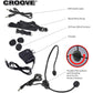 Croove Rechargeable Voice Amplifier, with Waist/Neck Band and Belt Clip, 20 Watts. Very Comfortable Headset