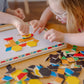 Buy now Melissa & Doug Deluxe Wooden Magnetic Pattern Blocks Set - Educational Toy with 120 Magnets and Carrying Case, Multi/None, 1 EA, English Only. at indiglob india