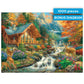 Buy now Buffalo Games - Alpine Serenity - Chuck Pinson - 1000 Piece Autumn Jigsaw Puzzle for Adults - Fall Mountain Cabin Scene - Challenging Puzzle for Game Nights - Finished Size 26.75 x 19.75 - Made in USA at indiglob india
