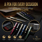 Buy now Scriveiner Black Lacquer Rollerball Pen - Stunning Luxury Pen, Real Gold Plating, Schmidt Ink Refill, Best Roller Ball Gift Set for Men & Women, Professional, Executive Office, Nice Pens at indiglob india