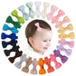 CÉLLOT Baby Hair Clips 50 Pieces 25 Colors in Pairs Baby Girls Fully Lined Bows Hair Pins Tiny 2" Hair Bows Alligator Clips for Girls Infants Toddlers