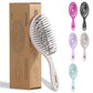 Buy now Ninabella Detangle Hair Brush for Women & Men - Does not Pull - Straightening Brushes for Straight & Curly Hair - Unique Spiral Detangling Hairbrush - Green at indiglob india