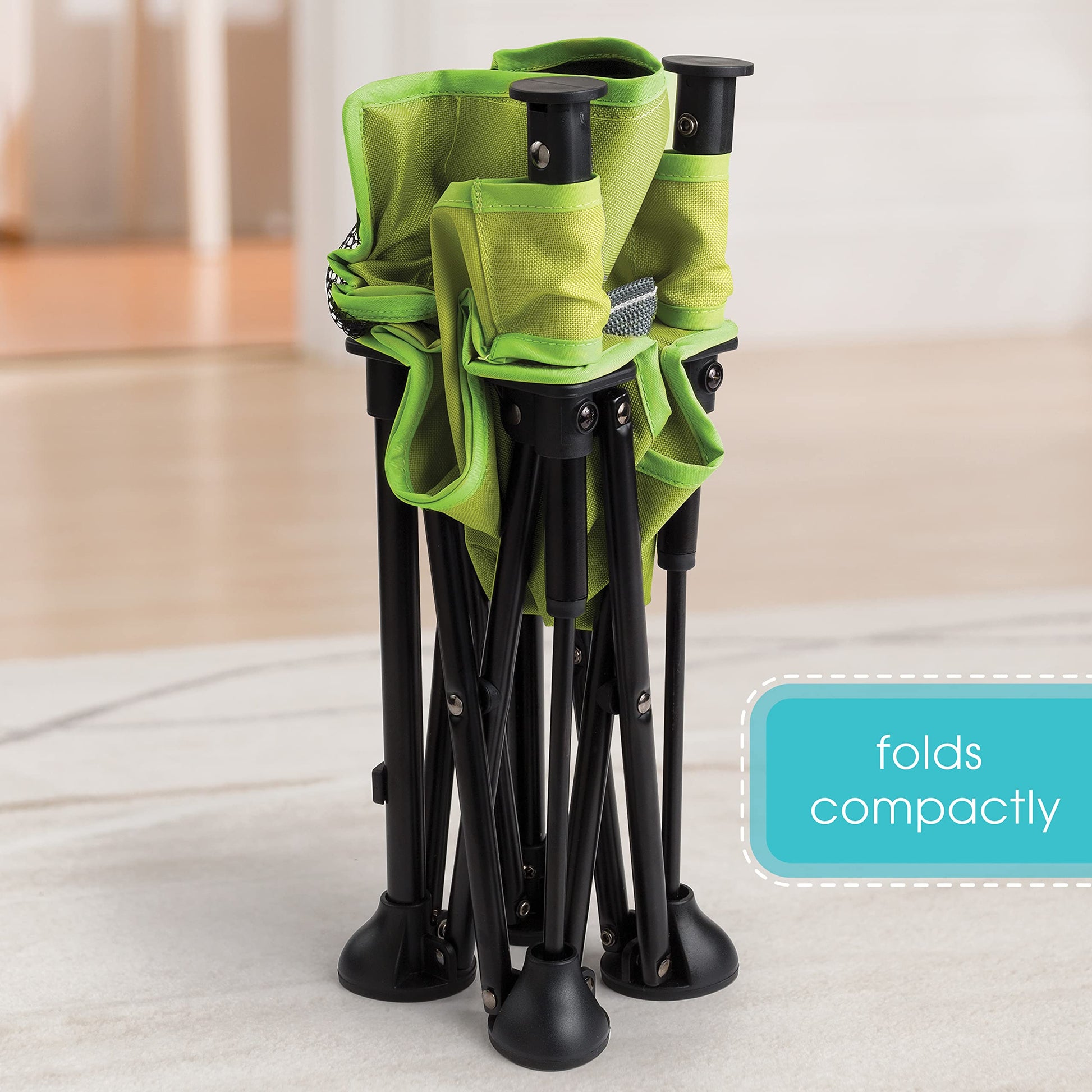 Buy now Summer by Bright Starts Pop 'N Sit Portable Booster Chair, Floor Seat, Indoor/Outdoor Use, Compact Fold, Green, 6 Mos - 3 Yrs at indiglob india