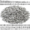 Cridoz Metal Spacer Beads for Making Bracelet, Necklace, Jewelry Making and Findings Accessories, 900Pcs, Silver - Silver3