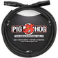 Pig Hog PHM15 High Performance 8mm XLR Microphone Cable, 15 Feet,Black