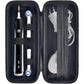 Toothbrush Travel Case Compatible with Oral-B Pro 1000, 2000, 3000, 3500, 1500/ for Philips Sonicare ProtectiveClean 4100 5100 Electric Toothbrush with Mesh Pocket for Accessories - Black (Bag Only)