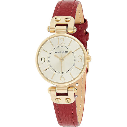 Anne Klein Women's Leather Strap Watch