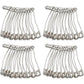 60Pcs Curved Safety Pins Size 4, 2-1/4 inch / 57mm Quilting Basting Pins, Bent Safety Pins for Quilting and Knitting (Sliver)