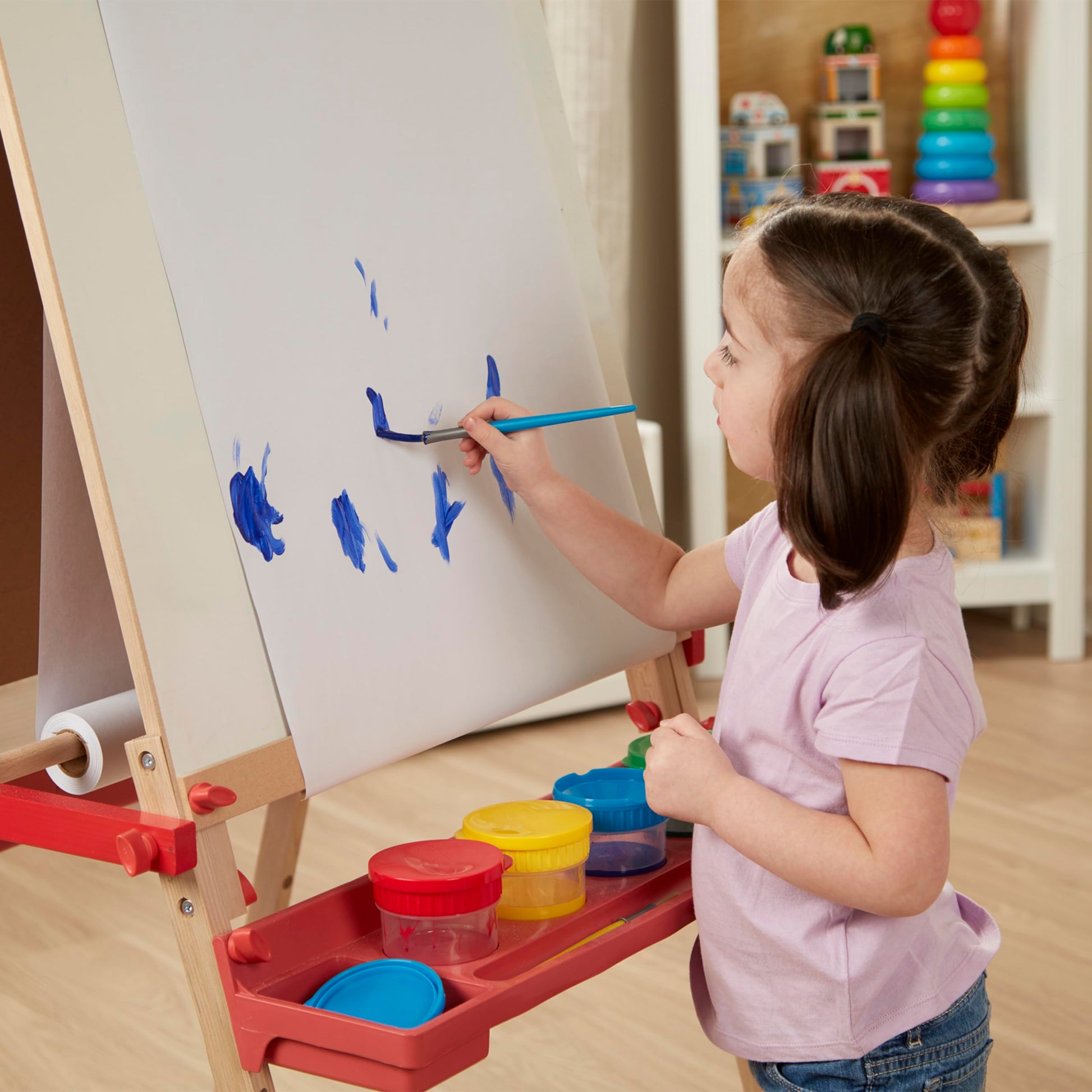 Buy now Melissa & Doug Easel Paper Roll - 17 Inches Wide, 75 Feet Long for Painting, Drawing, Art and Craft Projects for Kids at indiglob india