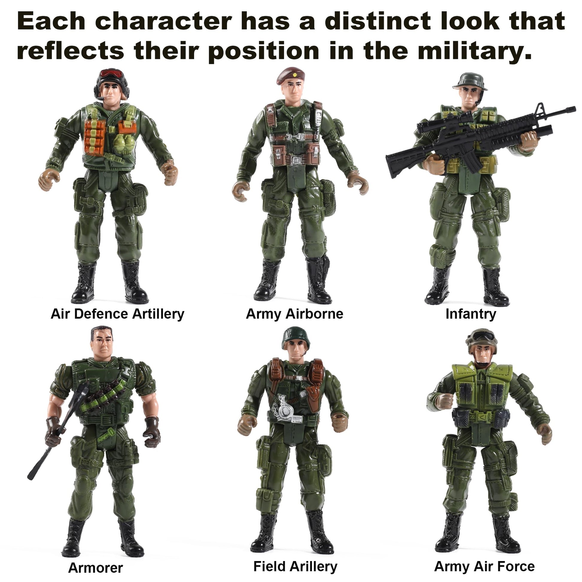 Buy now Mr.River US Army Men and SWAT Team Toy Soldiers Action Figures with Military Weapons Accessories for Kids Boys Girls,12Pcs at indiglob india