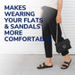 Buy now Dr. Scholl's Love Your Flats & Sandals 3/4 Length Insoles, All-Day Comfort, Relieve & Prevent Shoe Discomfort, Absorbs Shock, Arch Support at indiglob india