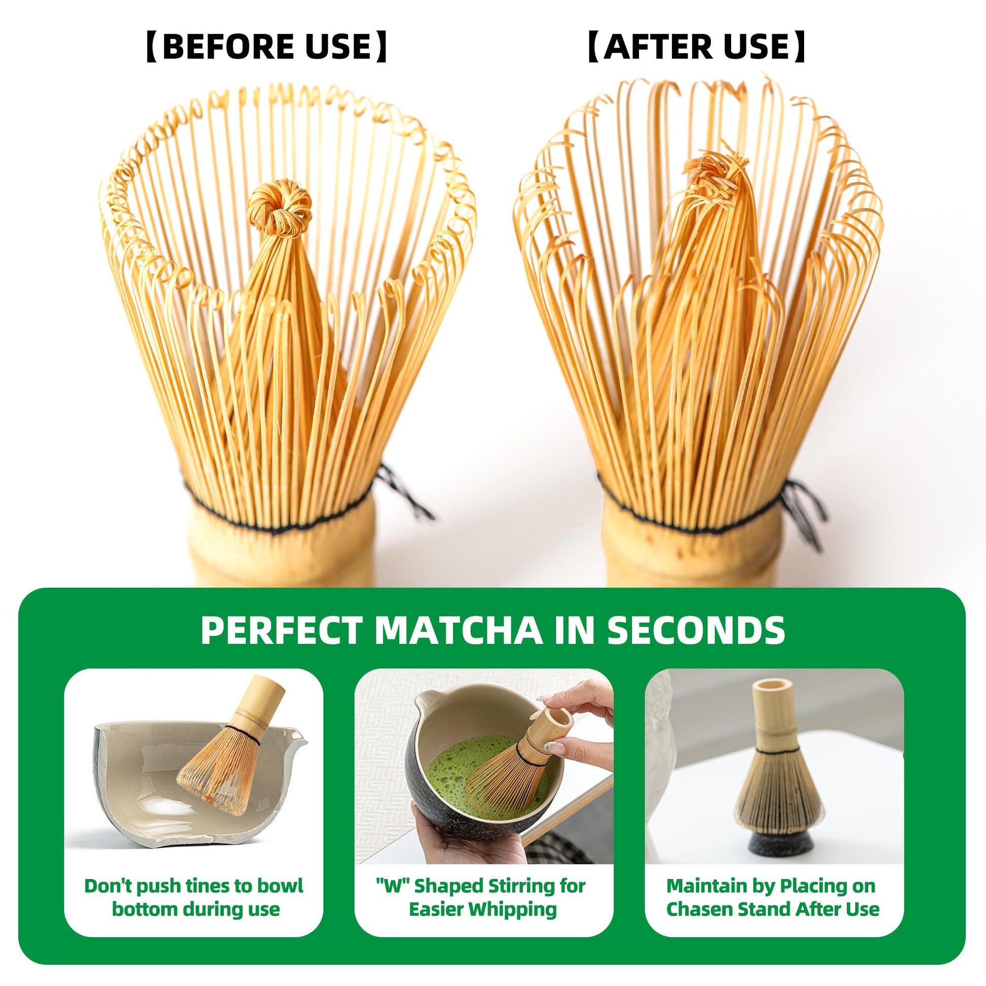 Buy now TEANAGOO MA-01 Japanese Matcha Ceremony Accessory, Matcha Whisk (Chasen), Traditional Scoop (Chashaku), Tea Spoon, Whisk Holder, The Perfect Set to Prepare a Traditional Cup of Matcha.… at indiglob india
