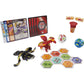 Bakugan Baku-Gear 4-Pack, Fused Sabra x Pyravian Ultra with Baku-Gear and Howlkor x Serpenteze Ultra Collectible Action Figures