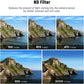 NEEWER ND Filter Set Compatible with GoPro Hero 12 11 10 9 Black, 6 Pack (CPL/ND8/ND16/ND32/ND64/ND1000) Action Camera Accessory Neutral Density Polarizer Lens Filter Kit