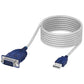 SABRENT USB 2.0 to Serial (9 Pin) DB 9 RS 232 Converter Cable, Prolific Chipset, HEXNUTS, [Windows 11/10/8.1/8/7/VISTA/XP, Mac OS X 10.6 and Above] 2.5 Feet (CB-DB9P)