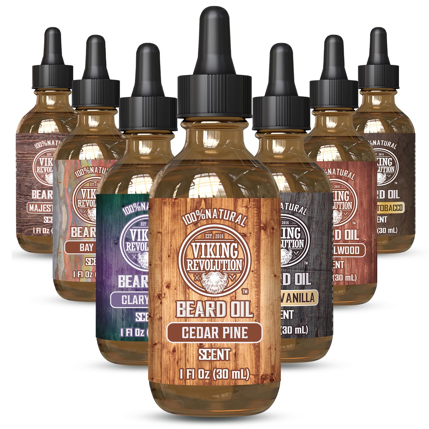 Buy now Viking Revolution Beard Oil with Clary Sage for Men - Natural Blend with Argan and Jojoba Oils for Softening, Strengthening, and Moisturizing 1 Fl Oz (Pack of 1) at indiglob india