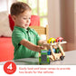 Buy now Melissa & Doug Car Carrier Truck and Cars Wooden Toy Set with 1 Truck and 4 Cars 5.75" x 12" x 3" at indiglob india