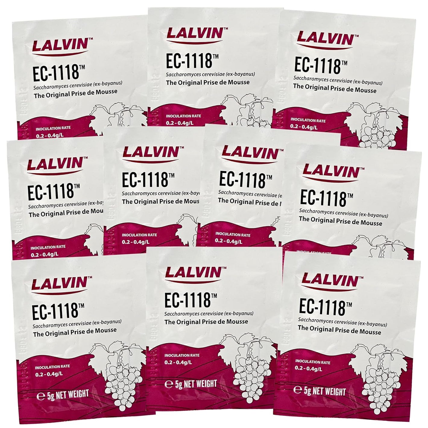 Lalvin Wine Yeast EC-1118 10pk