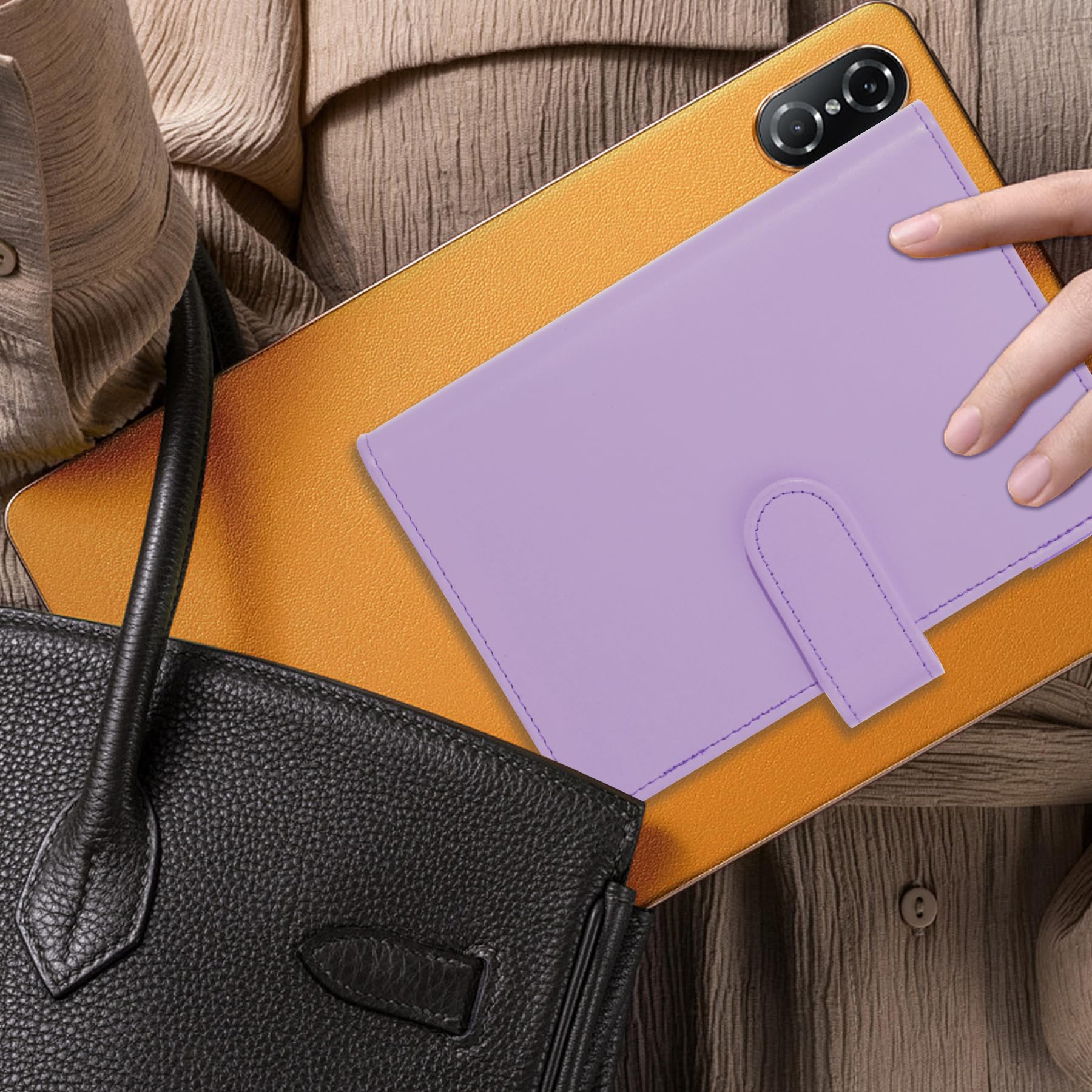 Buy now NICOOTHBudget Binder Cash Envelopes A6 Money Saving Binder with Zipper envelopes (Purple) at indiglob india