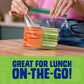 Buy now Ziploc Sandwich and Snack Bags with EasyGuide Texture, Plastic Storage Bags with Grip 'n Seal Technology, 270 Bags Total at indiglob india