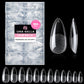 Buy now UNA GELLA Almond Gel Nail Tips, 504PCS Pre Etched Clear Fake Nails Tips Medium Almond Shape - 12 Sizes Full Cover Soft Acrylic Press On Nail Extensions No C Curve Gift for Diy at Home Medium Almond at indiglob india