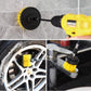 Buy now Drill Brush Power Scrubber Brush Set, Herrfilk Drill Brush Attachment Set with Extend Attachment and Scrub Pads Sponge, Drill Bit Scrub Brush for Cleaning Grout, Car,Tiles, Sinks, Bathtub at indiglob india