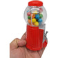 5" Gumball Machine Bank (with GUMBALLS) Classic Red Design - Mini Bubble Gum Candy Dispenser. Unique Money Saving Coin Bank. (1)