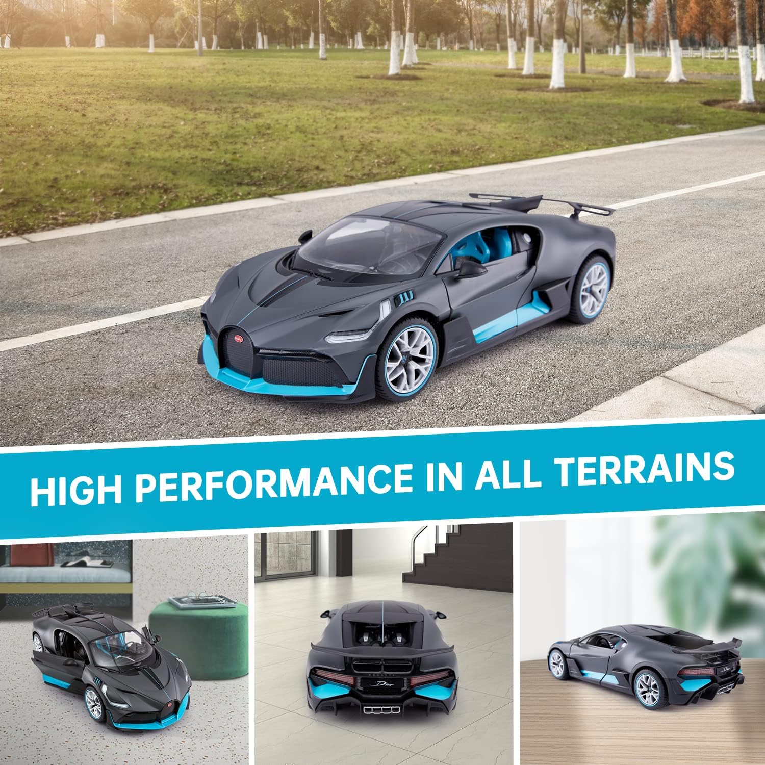 Buy now RASTAR RC Car | 1/14 Scale 2.4Ghz Bugatti Divo Radio Remote Control R/C Toy Car Model Vehicle for Boys Kids at indiglob india