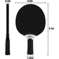 Senston Table Tennis Rackets Set, Professional Table Tennis Racket with 3 Balls, Composite Rubber Ping Pong Paddle Set