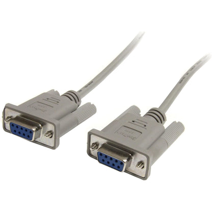 StarTech.com 3m Black Straight Through DB9 RS232 Serial Cable - DB9 RS232 Serial Extension Cable - Male to Female Cable (MXT1003MBK), 10 ft / 3m