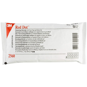 3m Red Dot Monitoring Electrode - Model 2560 - Bag of 50