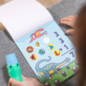 Buy now Melissa & Doug Sticker Wow!ƒ?› Dinosaur and Tiger Bundle: 2 24-Page Activity Pads, 2 Sticker Stampers, 600 Stickers, Arts and Crafts Fidget Toy Collectible Characters at indiglob india