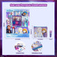 Disney Frozen - Townley Girl Super Sparkly Cosmetic Beauty Makeup Set For Girls with Clips, Lip Gloss, Nail Stickers, Lip Balm, Nail Gems and Mirror For Parties, Sleepovers & Makeovers