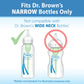 Buy now Dr. Brown’s Natural Flow Y-Cut Narrow Baby Bottle Silicone Nipple, Ideal for Thicker Liquids, 9m+, 100% Silicone Bottle Nipple, 6 Count at indiglob india