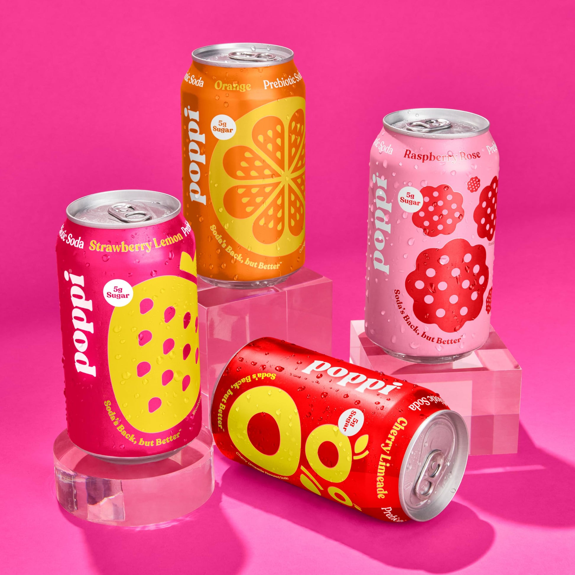 Buy now Poppi Sparkling Prebiotic Soda Beverage with Apple Cider Vinegar, Seltzer Water and Fruit Juice, The Classics Variety Pack, 12 Fl Oz, Pack of 12, Packaging May Vary at indiglob india