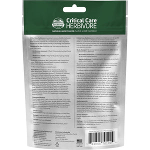 Oxbow Critical Care Herbivore, Emergency Guinea Pig Food, Rabbit Food for Recovery, Natural Anise Flavor, Veterinary Formula, Critical Care for Guinea Pig Emergency Kit, 141 gram bag