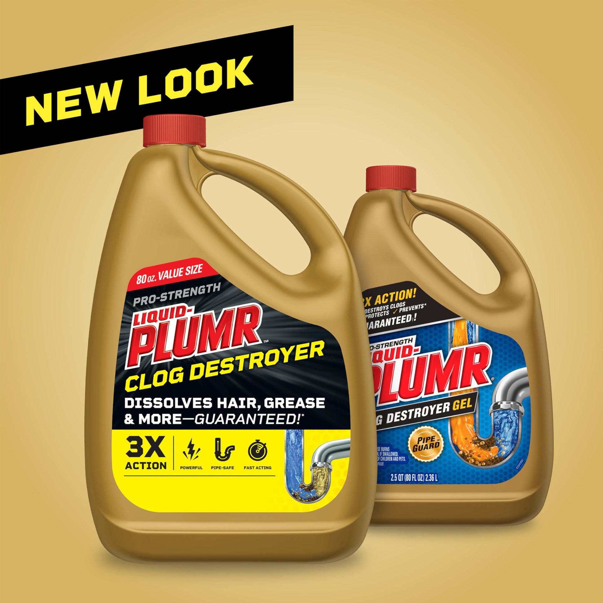 Buy now Clorox Liquid-Plumr Pro-Strength Clog Destroyer, Liquid Drain Cleaner, 80 Fluid Ounces (Package May Vary) at indiglob india