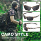 Camo Polarized Wrap-around Sport Sunglasses for Men Women UV400 Driving Fishing Hunting Sun Glasses