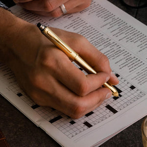 Cross Tech3+ Refillable Multi-Function Ballpoint Pen with Stylus, Medium Ballpen And Pencil, Includes Premium Gift Box - 23 Carat Gold Plate