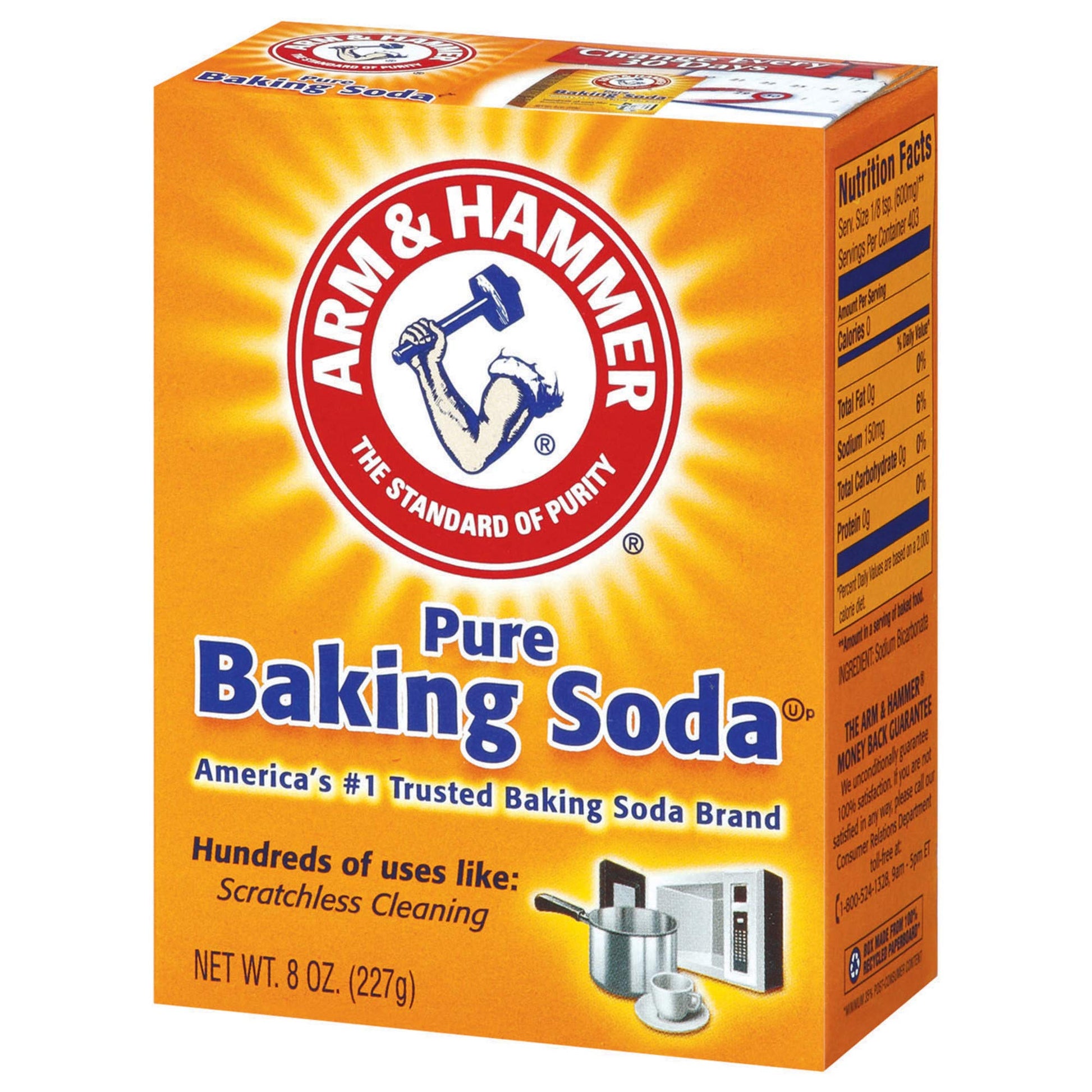 Buy now Arm & Hammer Pure Baking Soda, 8oz, Pack of 2 at indiglob india